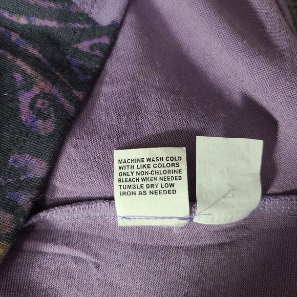 Unity World Wear Women's Shirt Long Sleeve Purple XL - Picture 5 of 7